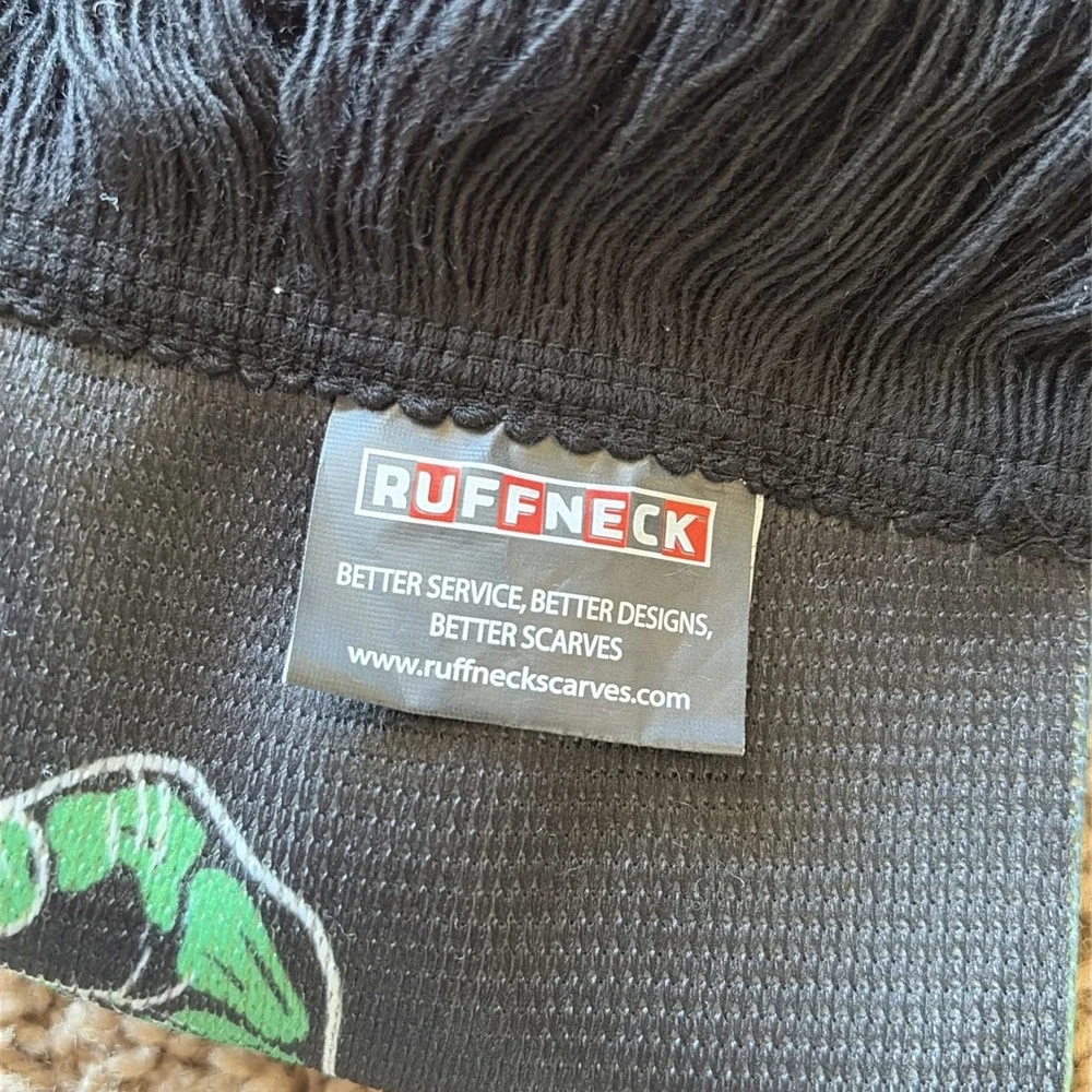 Ruffneck LOS VERDES Austin FC Inaugural‎ Season Skull Soccer Scarf Green/Black